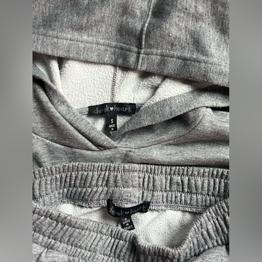 JUNIORS GREY JOGGING OUTFIT SMALL - Picture 3 of 5
